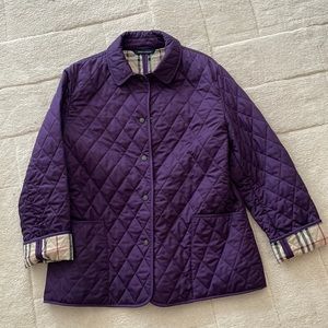 Authentic classic Burberry quilted jacket bought in Burberry Beverly Hills.